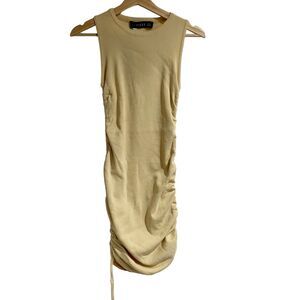 Lioness Women's Military Minds Sleeveless Mini Dress Light Yellow Size Small